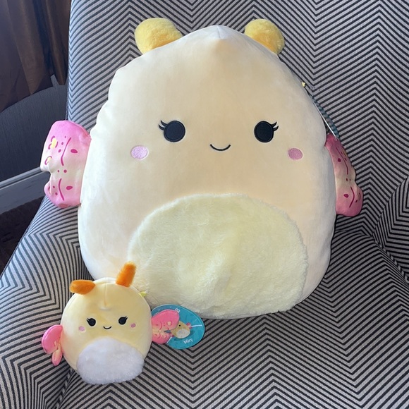 💗NWT 18” & 5” 2 Miry Squishmallow bundle summer happy butterflies soft fun - Picture 3 of 12